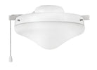 Hinkley Canada - 930007FAW - DEL Ventilateur  Kit d'éclairage - Kit d'éclairage en verre précieux - Blanc électroménager