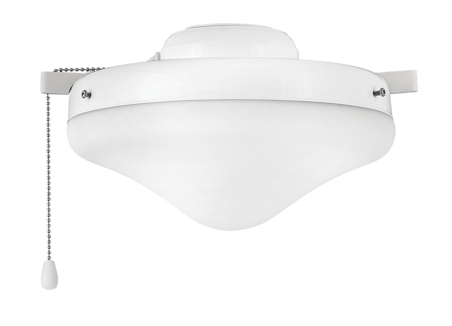 Hinkley Canada - 930007FAW - LED Fan Light Kit - Light Kit Heirloom Glass - Appliance White