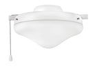 Hinkley Canada - 930007FCW - LED Ventilateur  Kit d'éclairage - Kit d'éclairage en verre précieux - Blanc craie