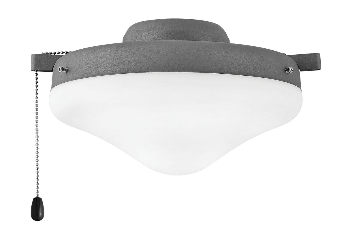 Hinkley Canada - 930007FGT - LED Fan Light Kit - Light Kit Heirloom Glass - Graphite
