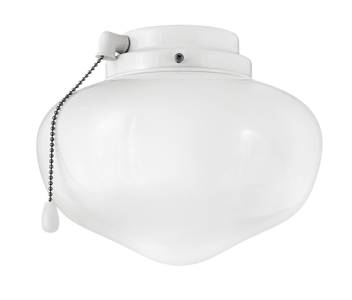 Hinkley Canada - 930008FAW - LED Ventilateur  Kit d'éclairage - Kit d'éclairage Schoolhouse - Blanc électroménager
