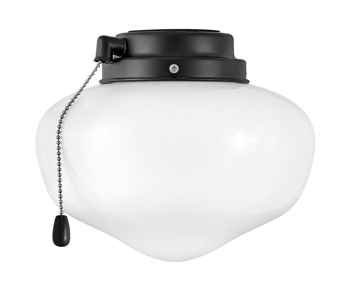 Hinkley Canada - 930008FMB - LED Ventilateur  Kit d'éclairage - Kit d'éclairage Schoolhouse - Noir mat
