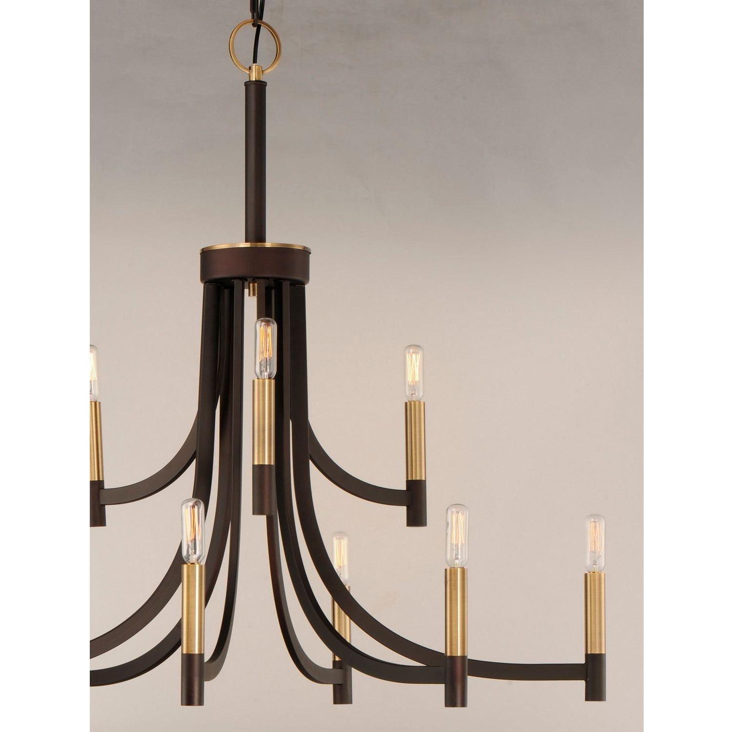 Maxim Lighting - Lyndon Chandelier - 21529BZAB | Montreal Lighting & Hardware