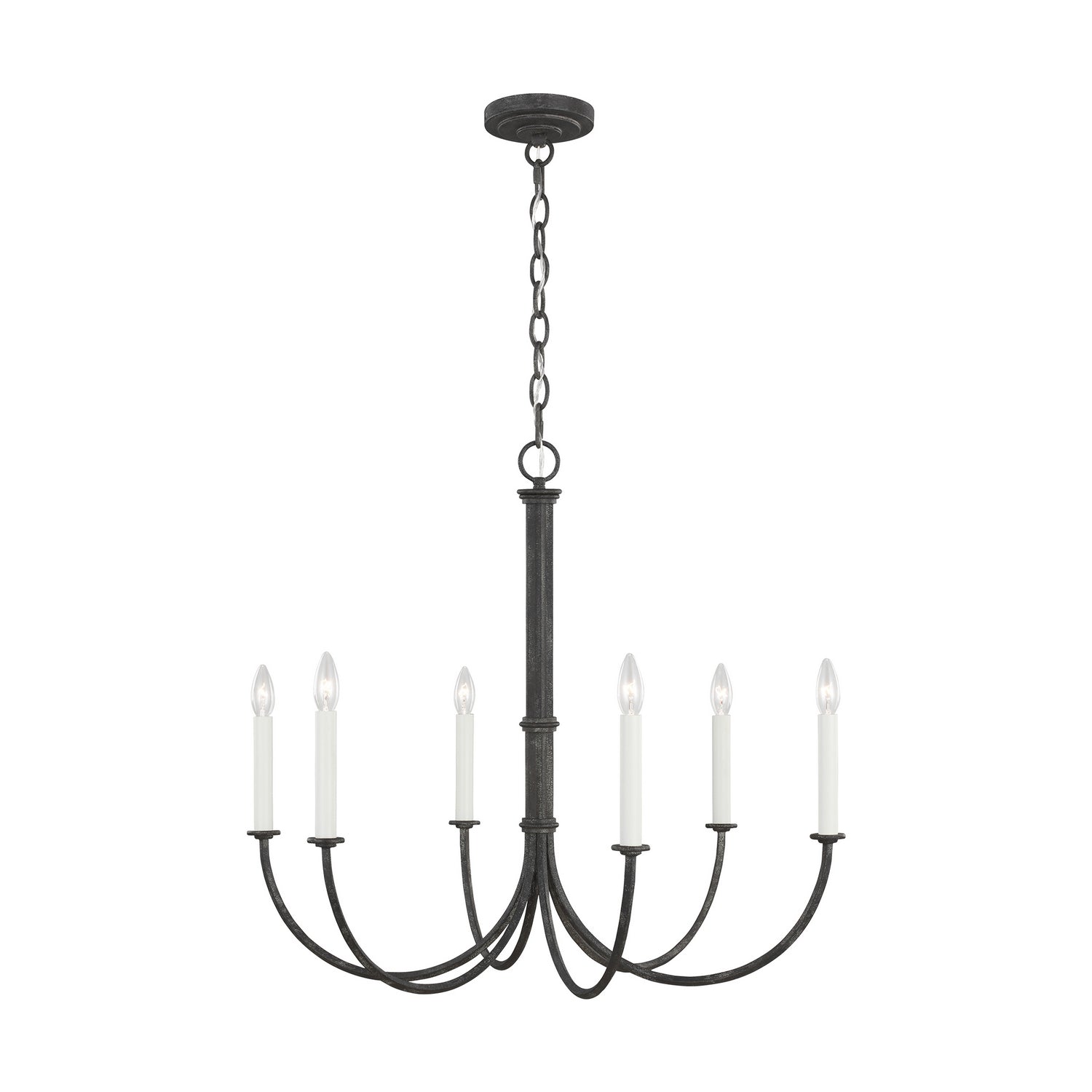 Visual Comfort Studio Canada - CC1146IO - Six Light Chandelier - Champlain - Iron Oxide