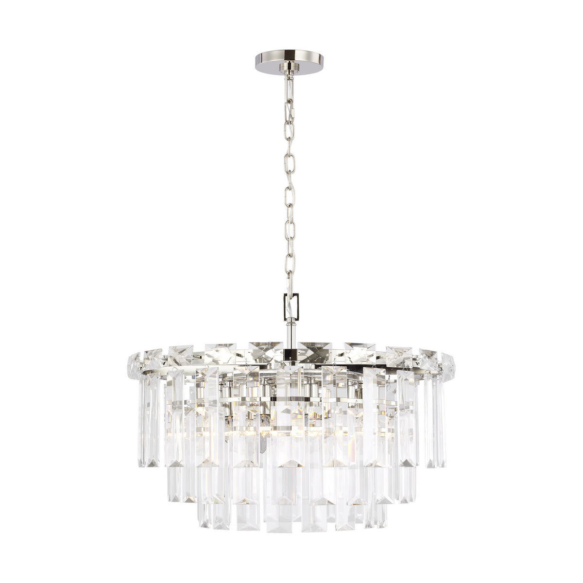 Visual Comfort Studio Canada - CC12610PN - Ten Light Chandelier - Arden - Polished Nickel