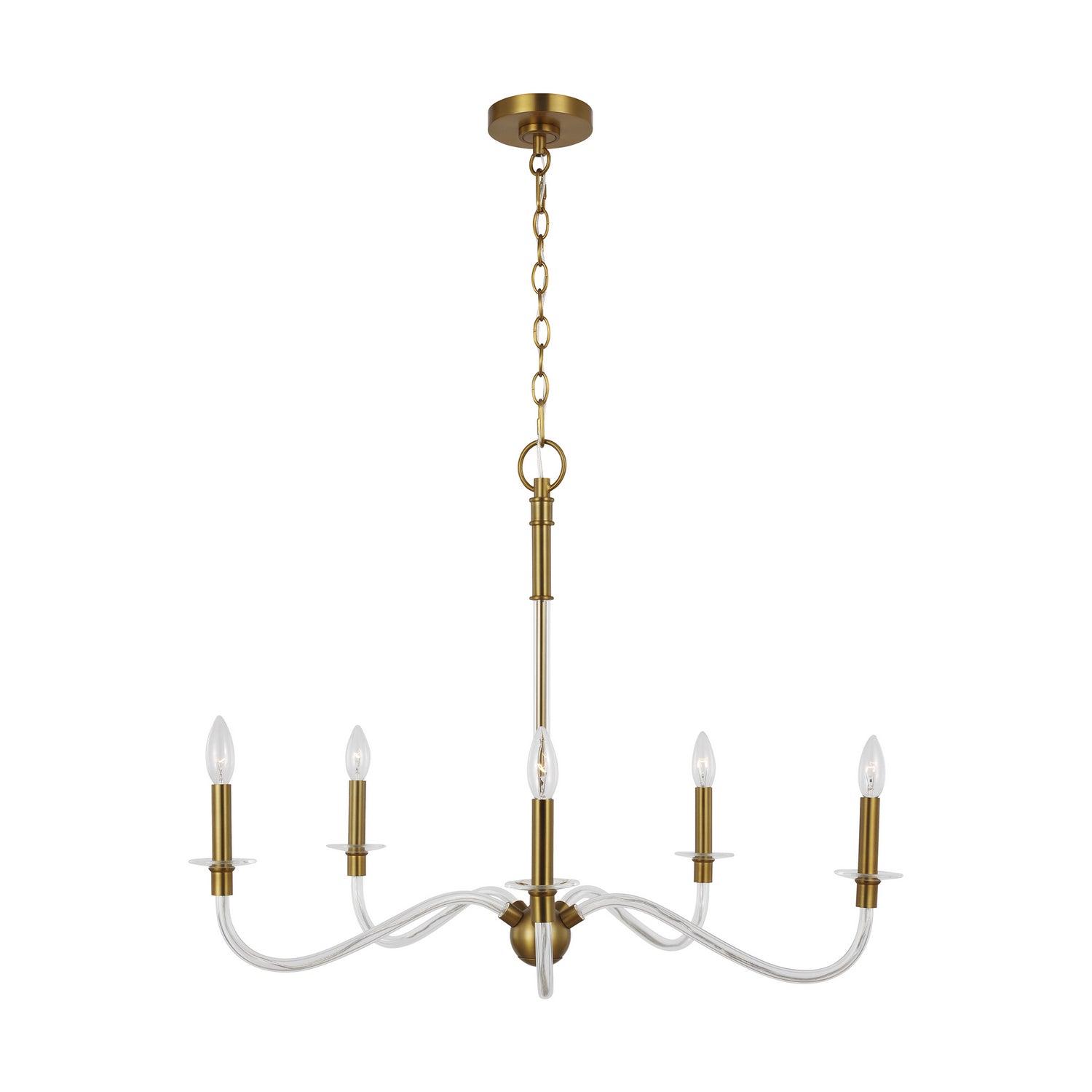 Visual Comfort Studio Canada - CC1315BBS - Five Light Chandelier - Hanover - Burnished Brass