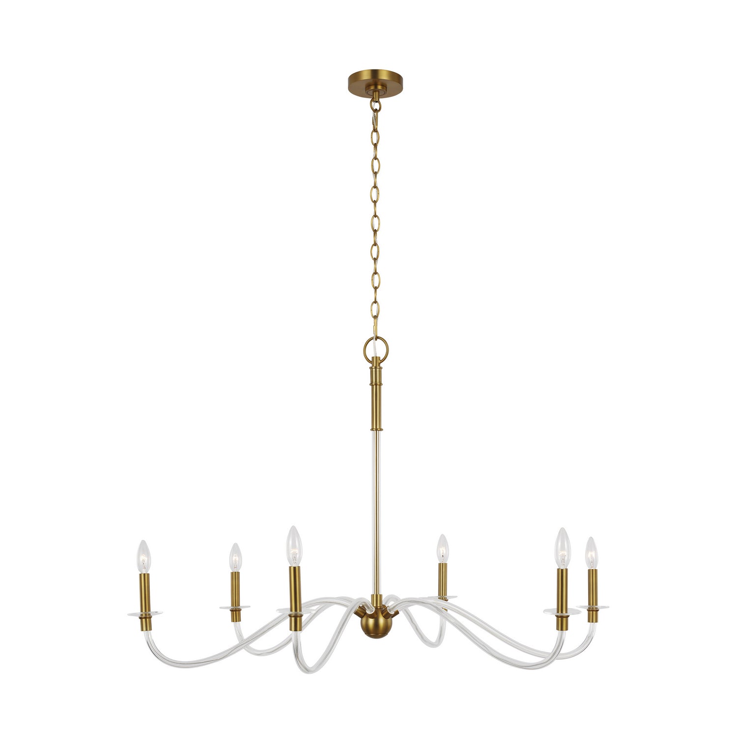 Visual Comfort Studio Canada - CC1326BBS - Six Light Chandelier - Hanover - Burnished Brass