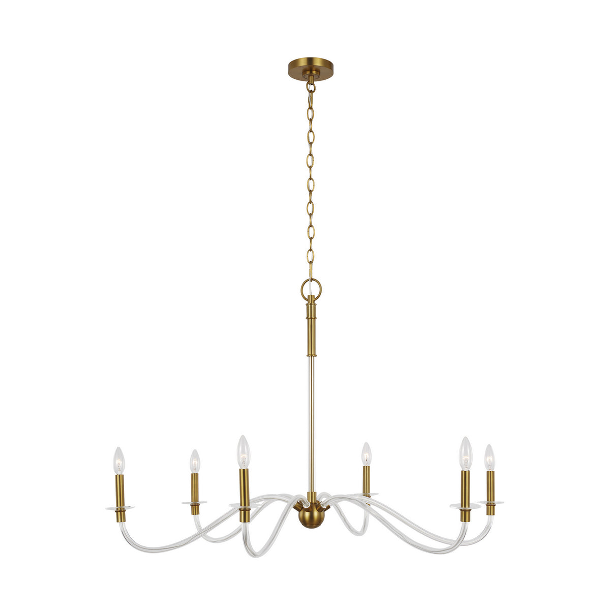 Visual Comfort Studio Canada - CC1326BBS - Six Light Chandelier - Hanover - Burnished Brass