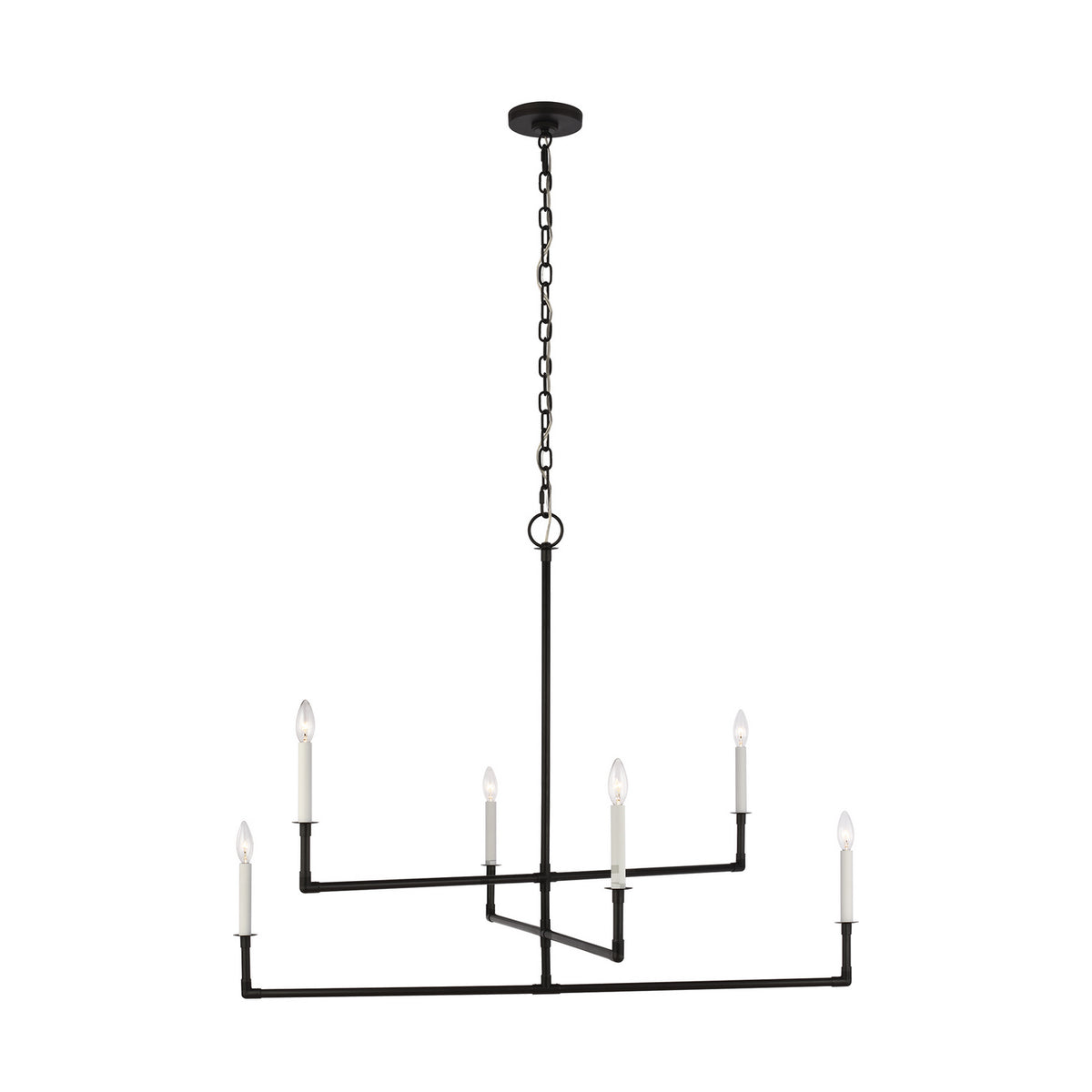 Visual Comfort Studio Canada - CC1356AI - Six Light Chandelier - Bayview - Aged Iron