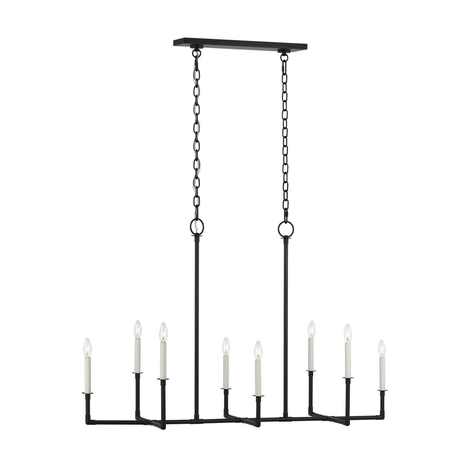 Visual Comfort Studio Canada - CC1368AI - Eight Light Chandelier - Bayview - Aged Iron