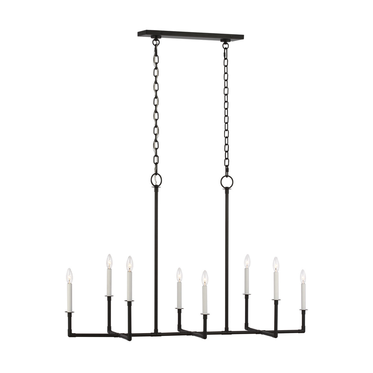 Visual Comfort Studio Canada - CC1368AI - Eight Light Chandelier - Bayview - Aged Iron