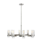 Visual Comfort Studio Canada - CC1378PN - Eight Light Chandelier - Geneva - Polished Nickel