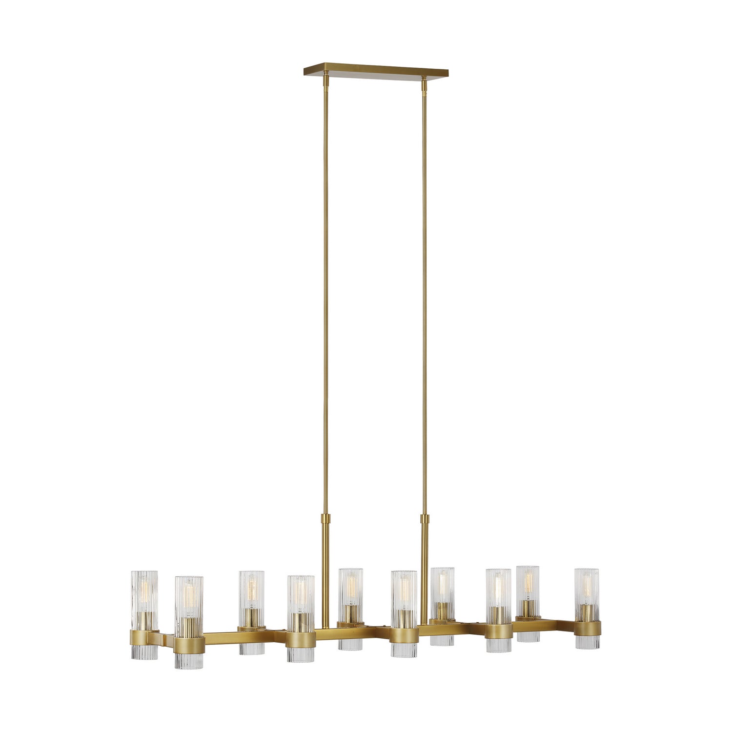 Visual Comfort Studio Canada - CC13810BBS - Ten Light Chandelier - Geneva - Burnished Brass