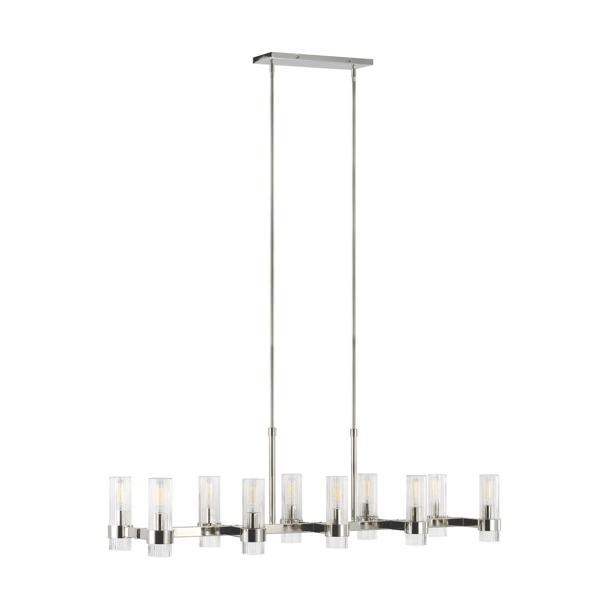 Visual Comfort Studio Canada - CC13810PN - Ten Light Chandelier - Geneva - Polished Nickel