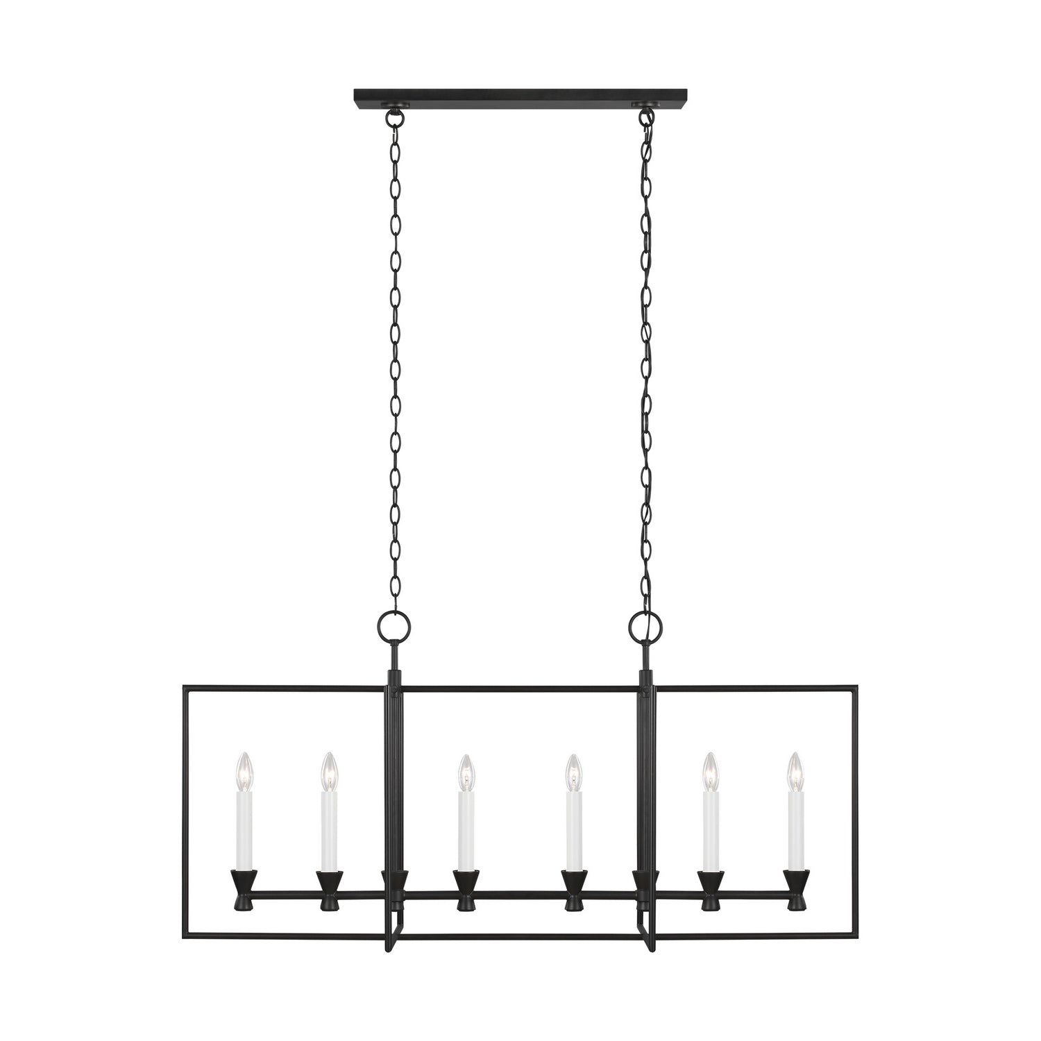 Visual Comfort Studio Canada - CC1406AI - Six Light Chandelier - Keystone - Aged Iron