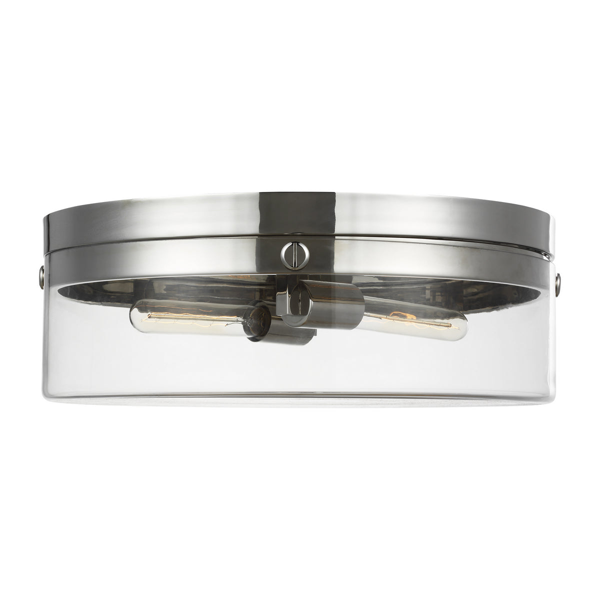 Visual Comfort Studio Canada - CF1032PN - Two Light Flush Mount - Garrett - Polished Nickel