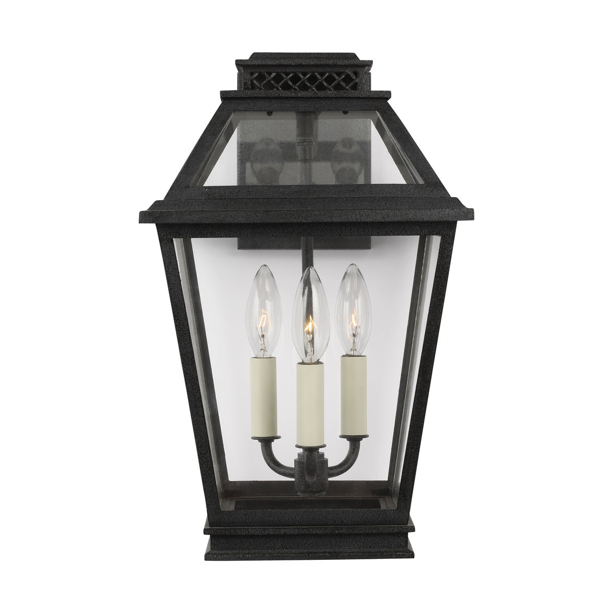 Visual Comfort Studio Canada - CO1023DWZ - Three Light Outdoor Wall Lantern - Falmouth - Dark Weathered Zinc