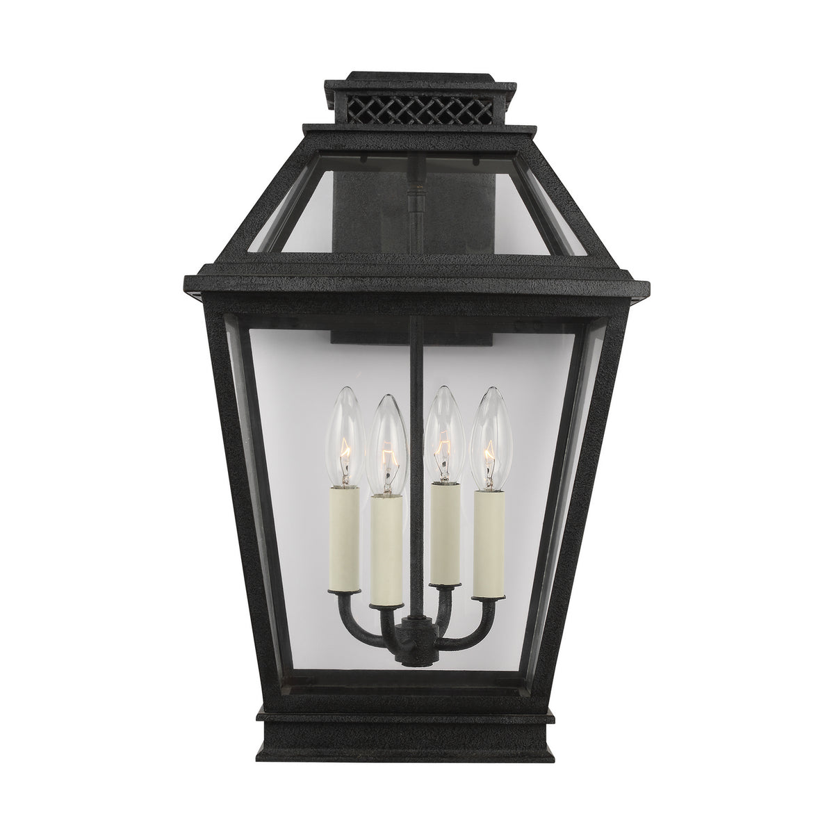 Visual Comfort Studio Canada - CO1034DWZ - Four Light Outdoor Wall Lantern - Falmouth - Dark Weathered Zinc