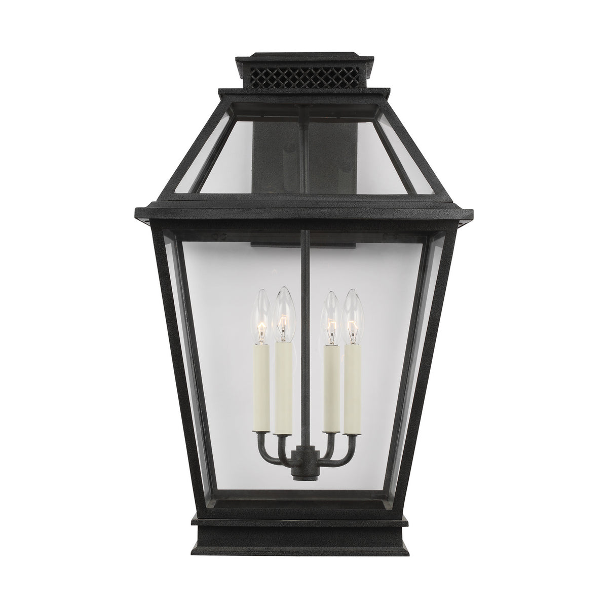 Visual Comfort Studio Canada - CO1044DWZ - Four Light Outdoor Wall Lantern - Falmouth - Dark Weathered Zinc