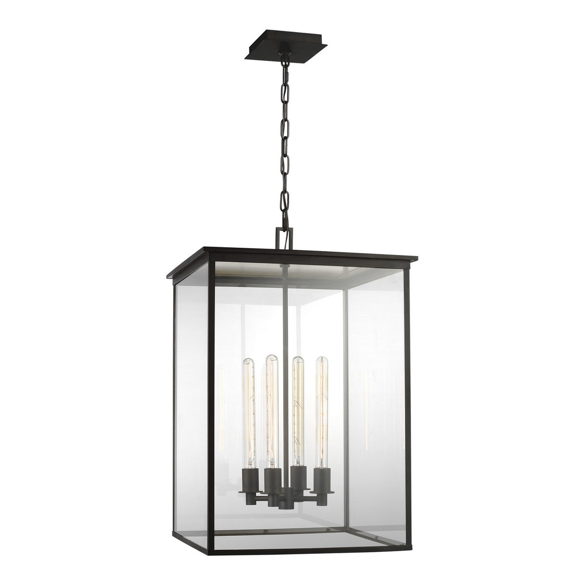 Visual Comfort Studio Canada - CO1164HTCP - Four Light Hanging Lantern - Freeport - Heritage Copper