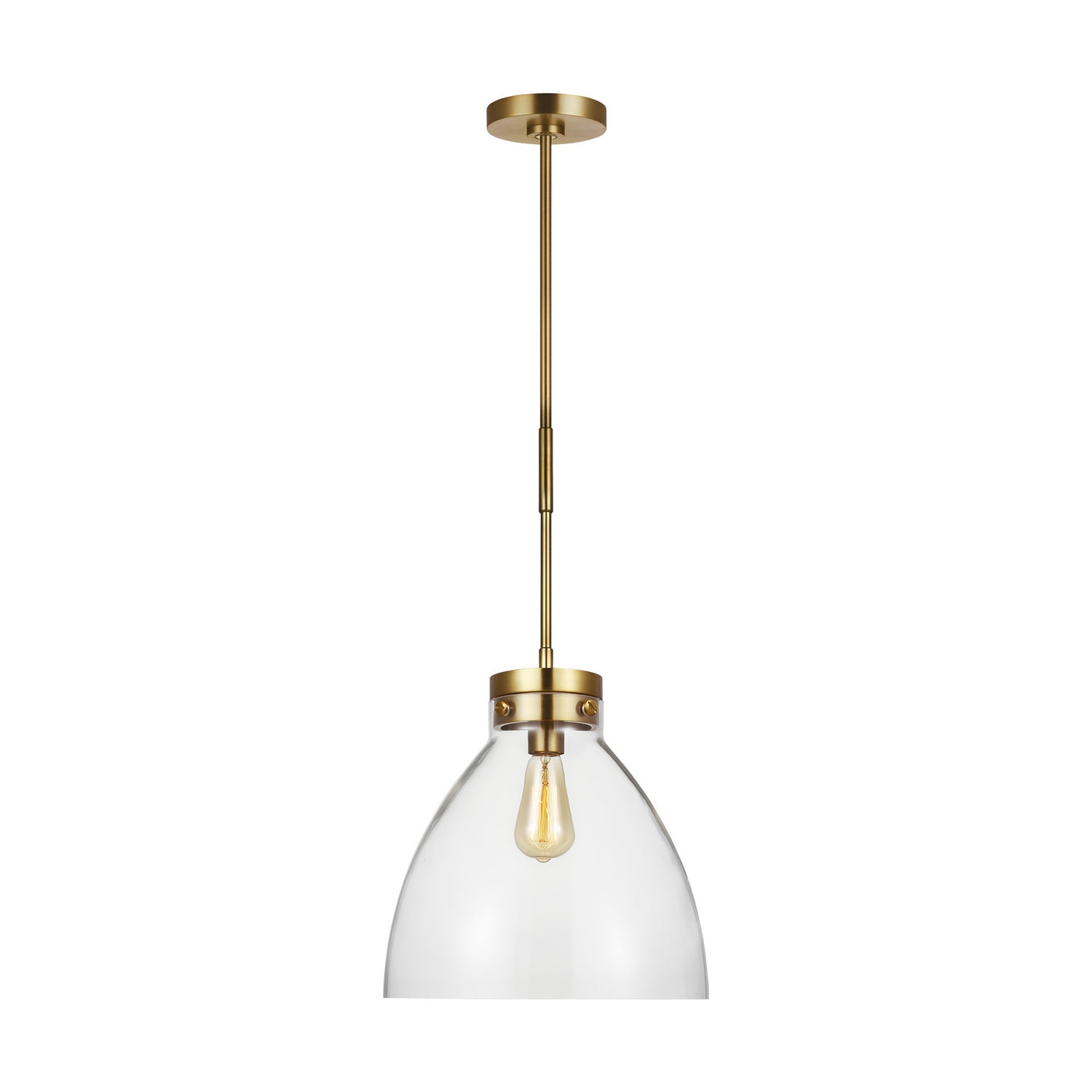 Visual Comfort Studio Canada - CP1121BBS - One Light Pendant - Garrett - Burnished Brass