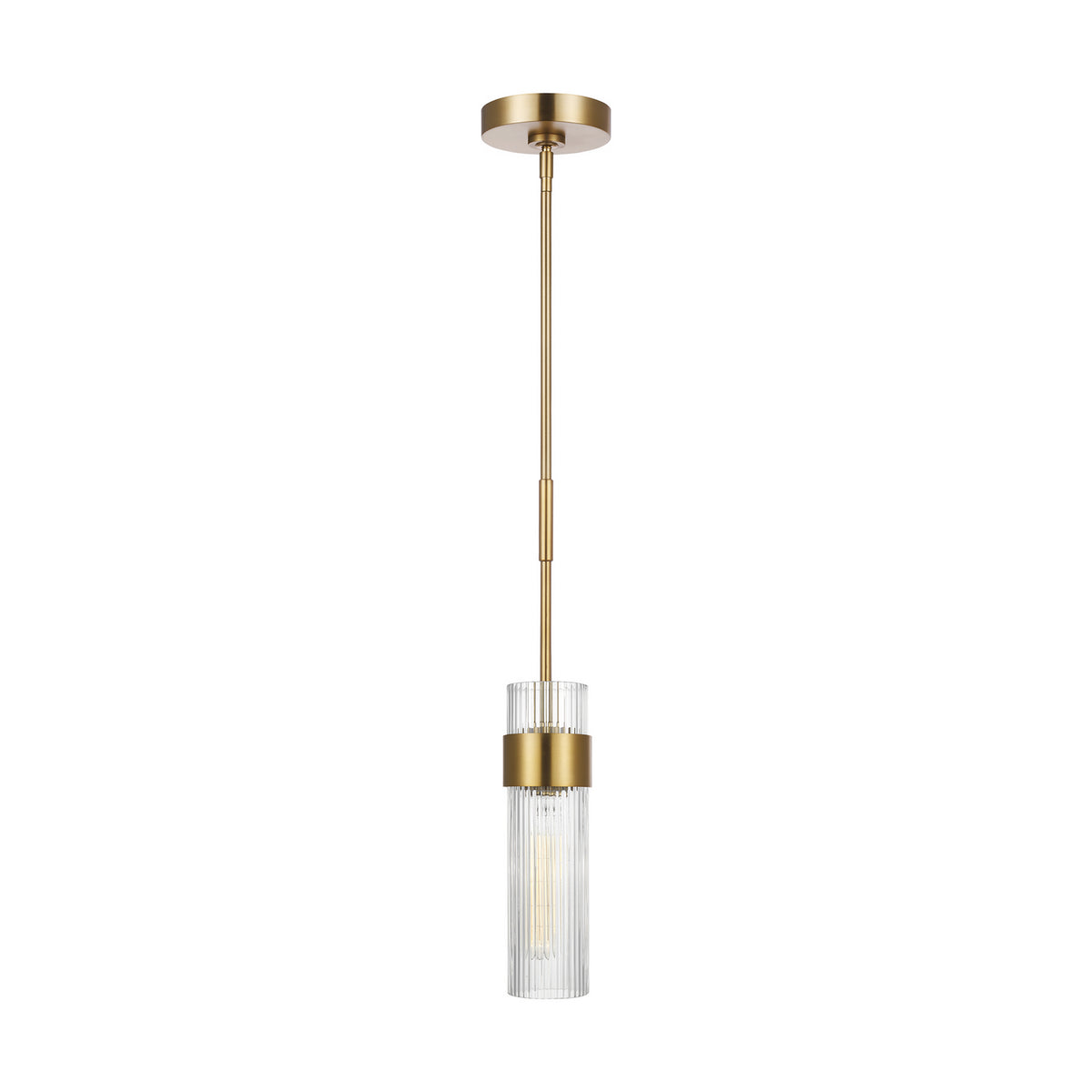 Visual Comfort Studio Canada - CP1161BBS - One Light Pendant - Geneva - Burnished Brass