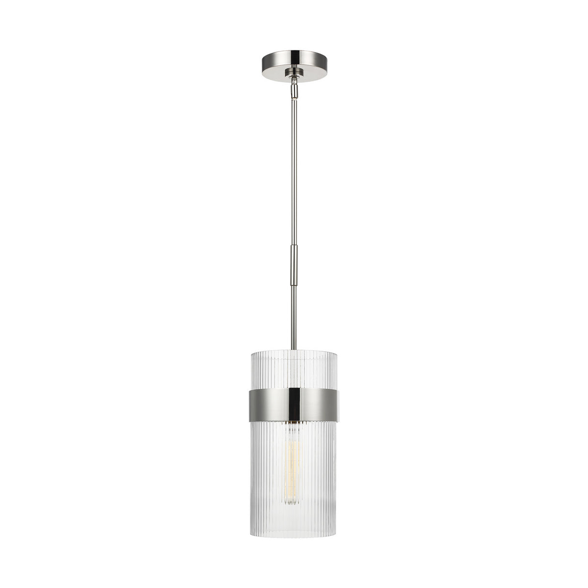 Visual Comfort Studio Canada - CP1171PN - One Light Pendant - Geneva - Polished Nickel