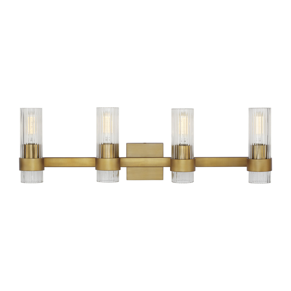 Visual Comfort Studio Canada - CV1024BBS - Four Light Vanity - Geneva - Burnished Brass
