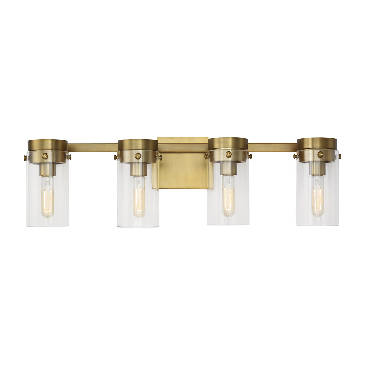 Visual Comfort Studio Canada - CW1004BBS - Four Light Vanity - Garrett - Burnished Brass