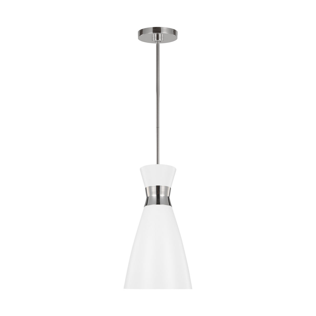 Visual Comfort Studio Canada - EP1221MWTPN - One Light Pendant - Heath - Polished Nickel
