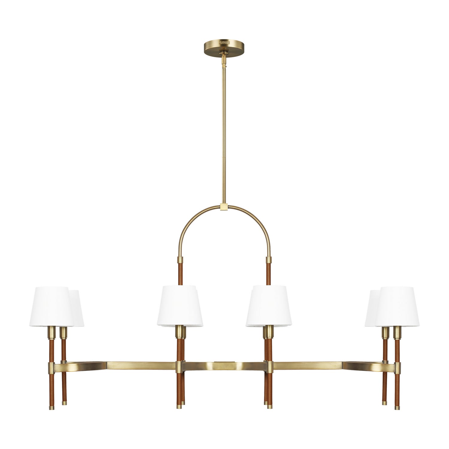 Visual Comfort Studio Canada - LC1028TWB - Eight Light Chandelier - Katie - Time Worn Brass