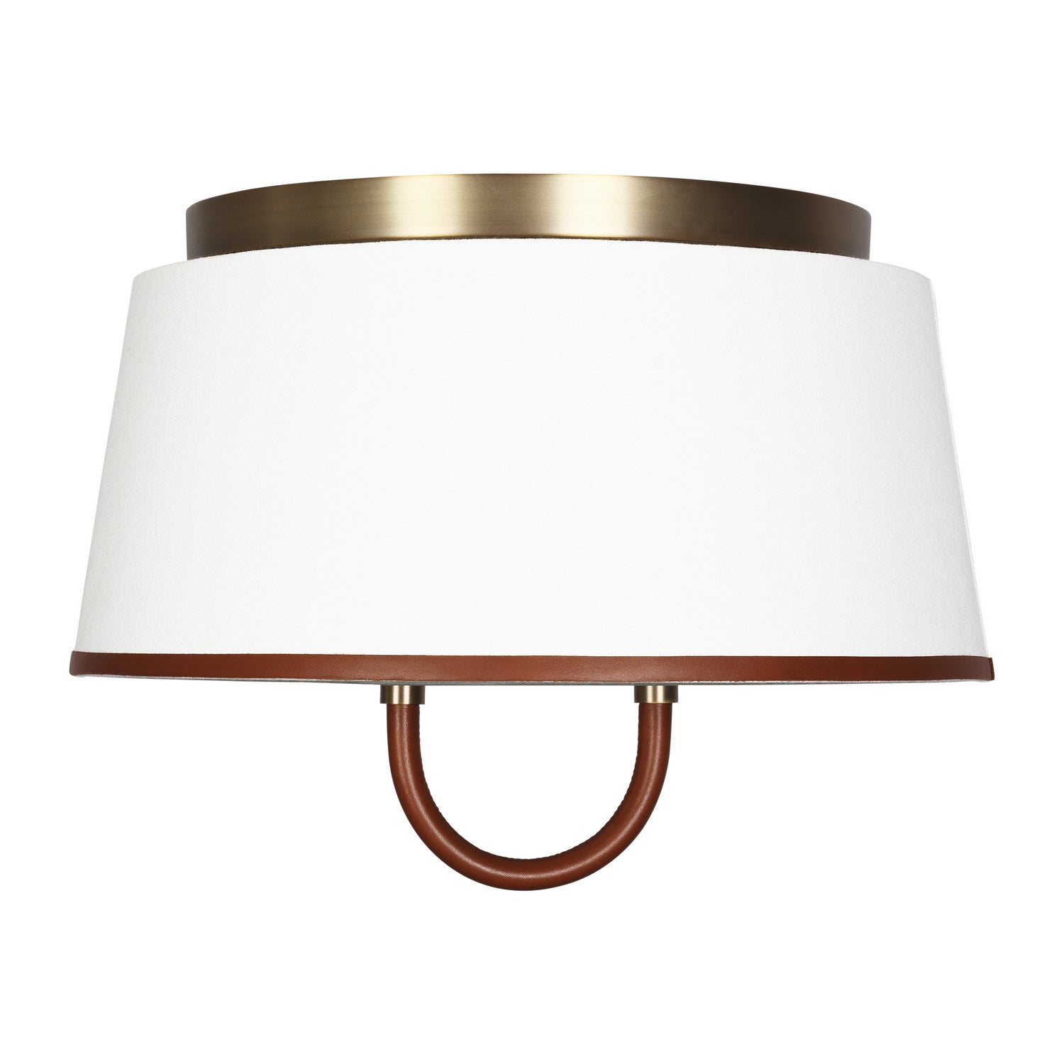 Visual Comfort Studio Canada - LF1002TWB - Two Light Flush Mount - Katie - Time Worn Brass
