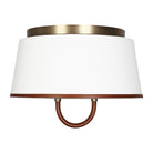 Visual Comfort Studio Canada - LF1002TWB - Two Light Flush Mount - Katie - Time Worn Brass