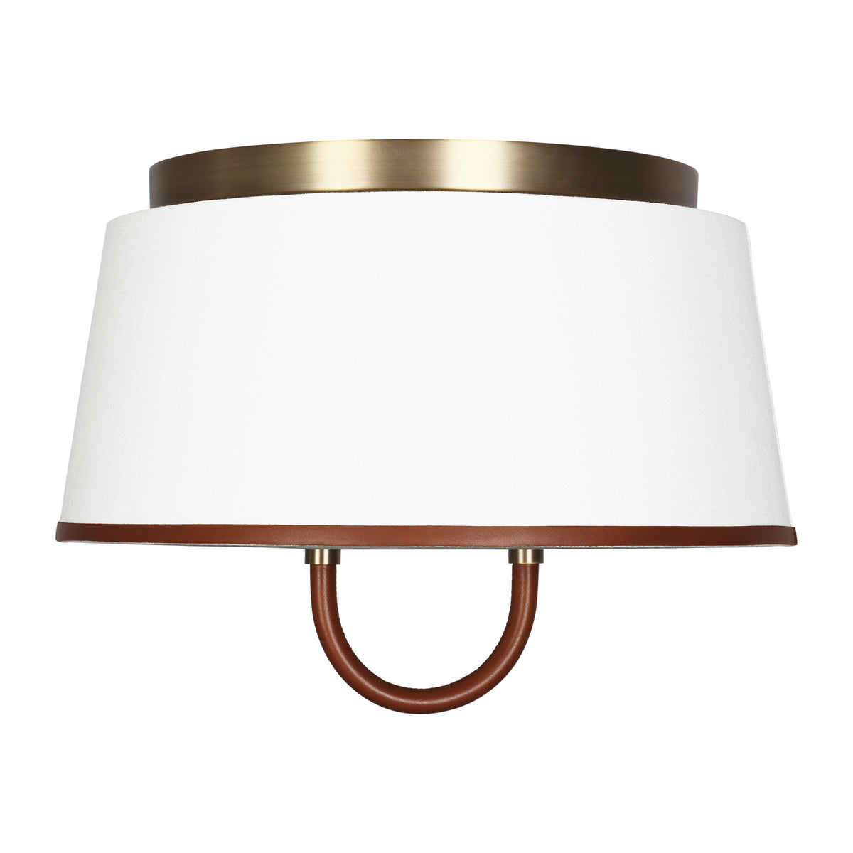 Visual Comfort Studio Canada - LF1002TWB - Two Light Flush Mount - Katie - Time Worn Brass