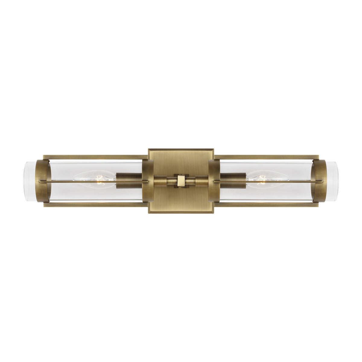 Visual Comfort Studio Canada - LV1002TWB - Two Light Wall Sconce - Flynn - Time Worn Brass