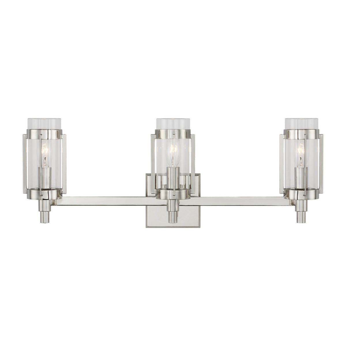 Visual Comfort Studio Canada - LV1023PN - Three Light Vanity - Flynn - Polished Nickel