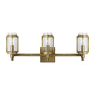 Visual Comfort Studio Canada - LV1023TWB - Three Light Vanity - Flynn - Time Worn Brass