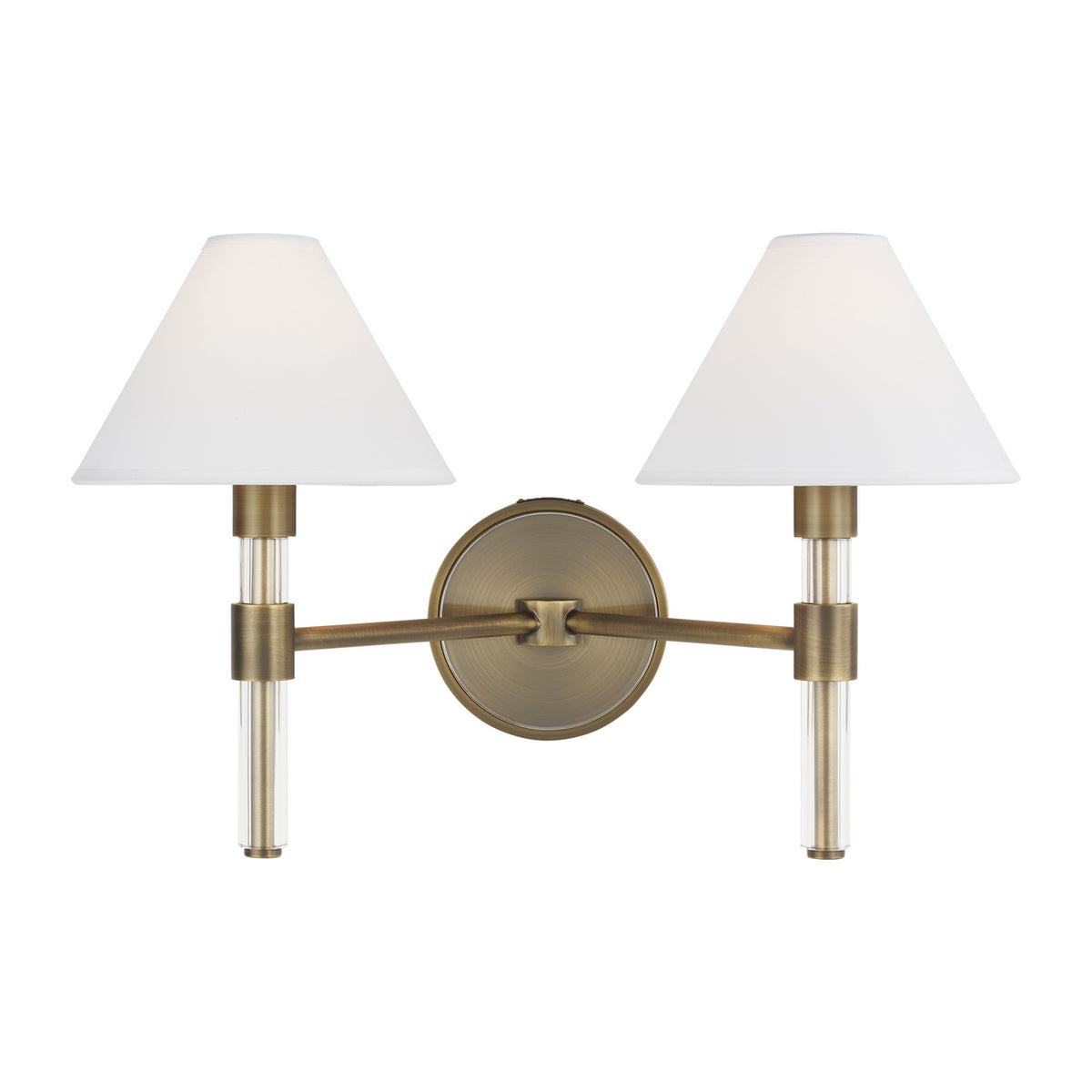 Visual Comfort Studio Canada - LV1032TWB - Two Light Vanity - Robert - Time Worn Brass