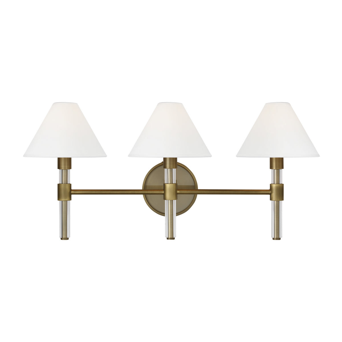 Visual Comfort Studio Canada - LV1043TWB - Three Light Vanity - Robert - Time Worn Brass