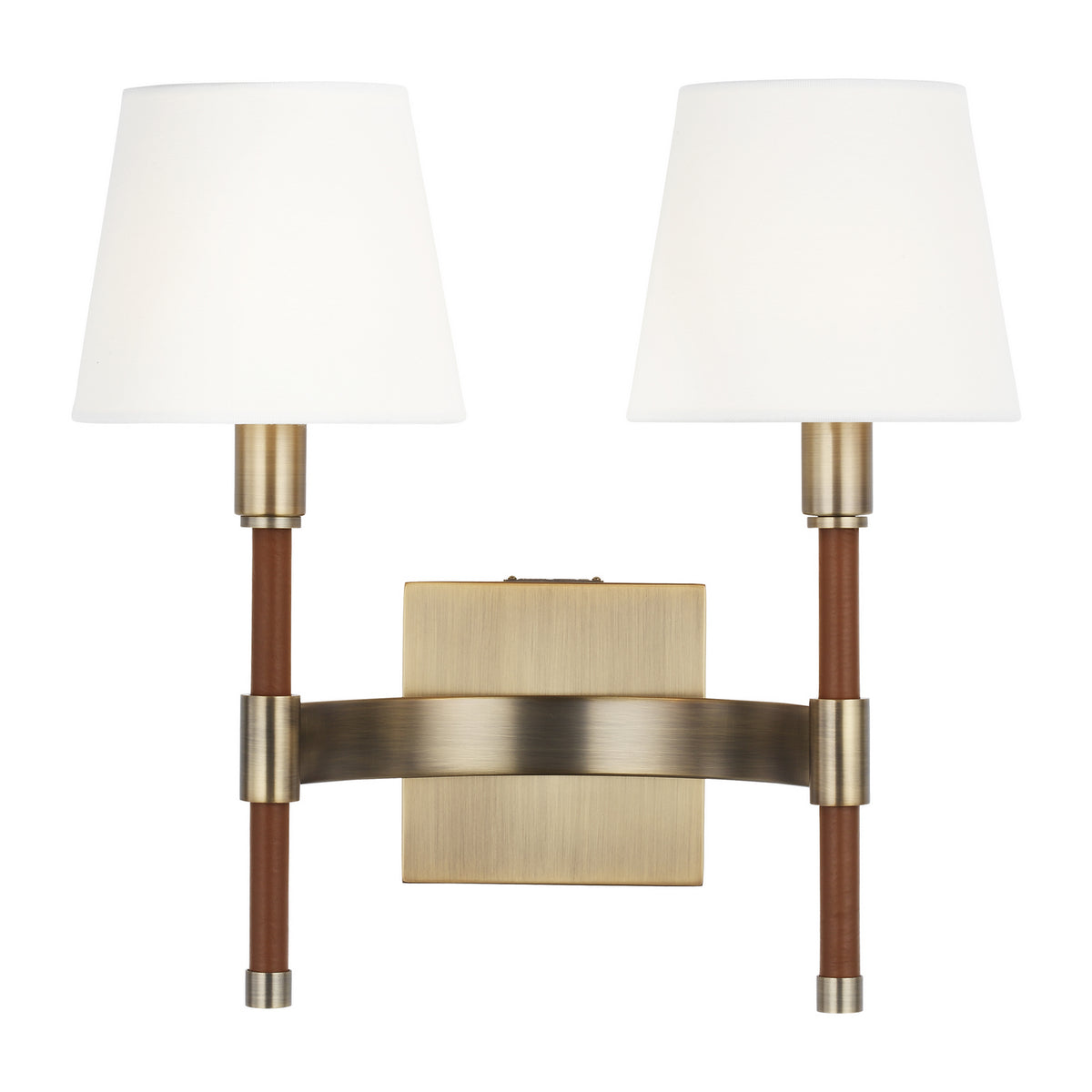 Visual Comfort Studio Canada - LW1022TWB - Two Light Wall Sconce - Katie - Time Worn Brass