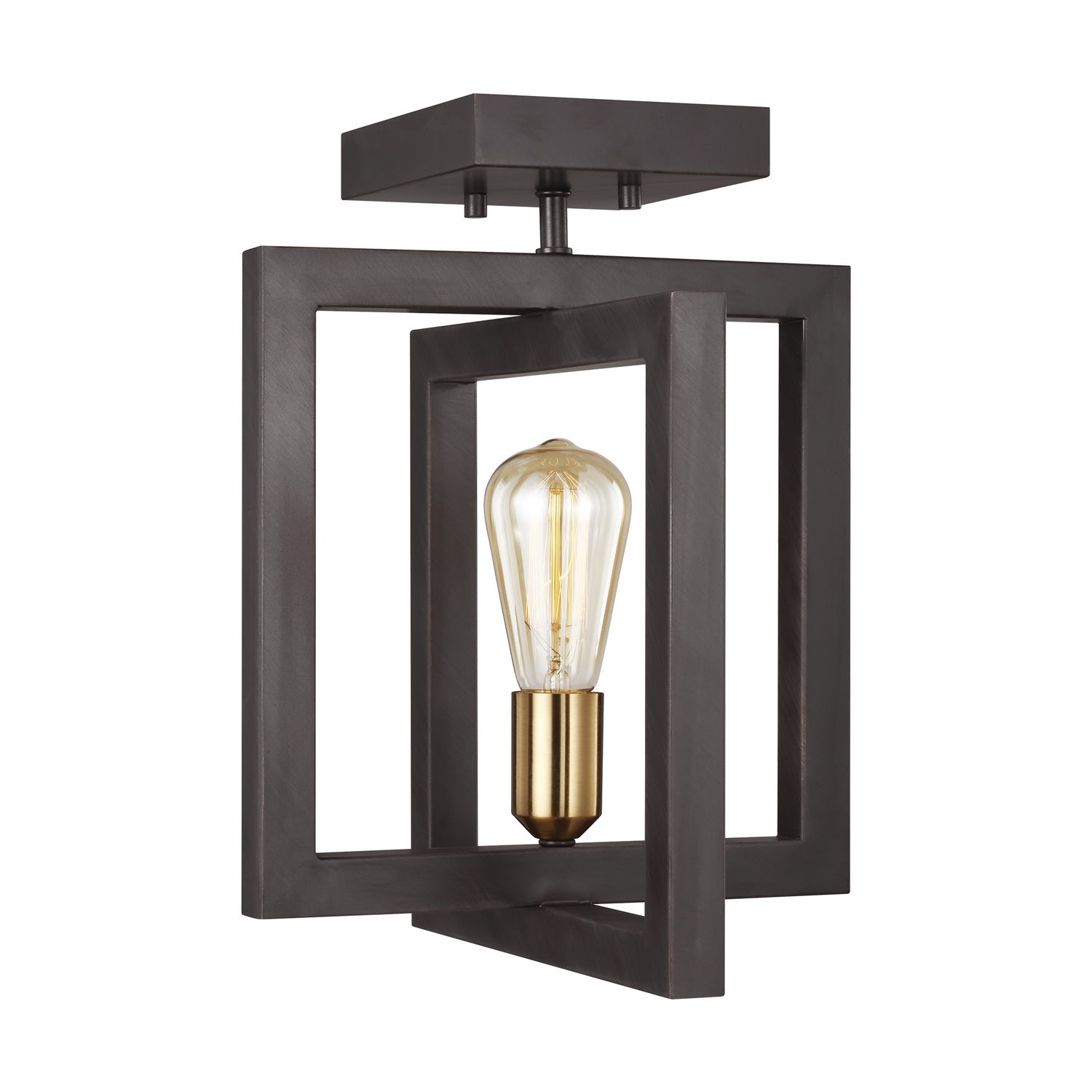 Visual Comfort Studio Canada - SF465NWB - One Light Flush Mount - Finnegan - New World Bronze