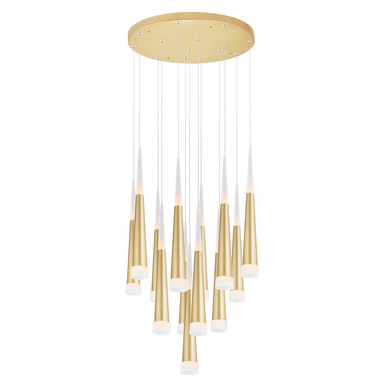 CWI Lighting Canada - 1103P20-13-602 - LED Pendant - Andes - Satin Gold