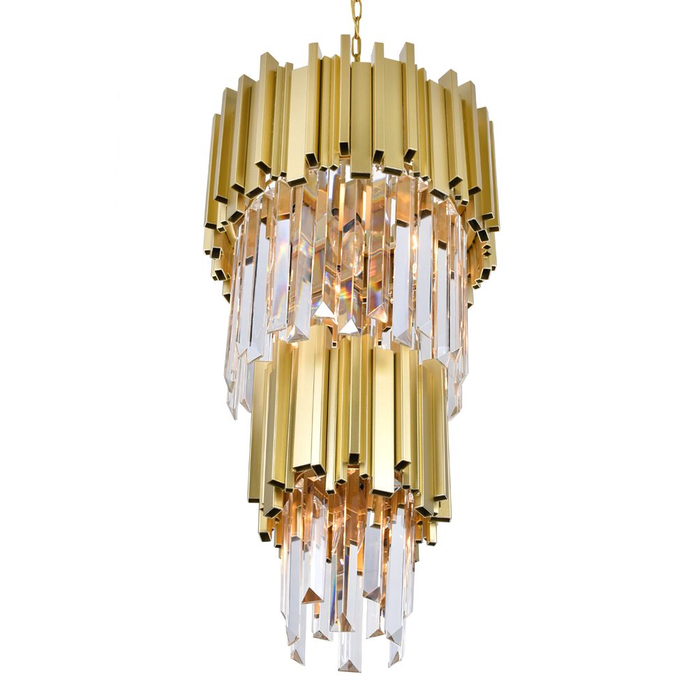 CWI Lighting Canada - 1112P12-4-169 - Four Light Mini Chandelier - Deco - Medallion Gold