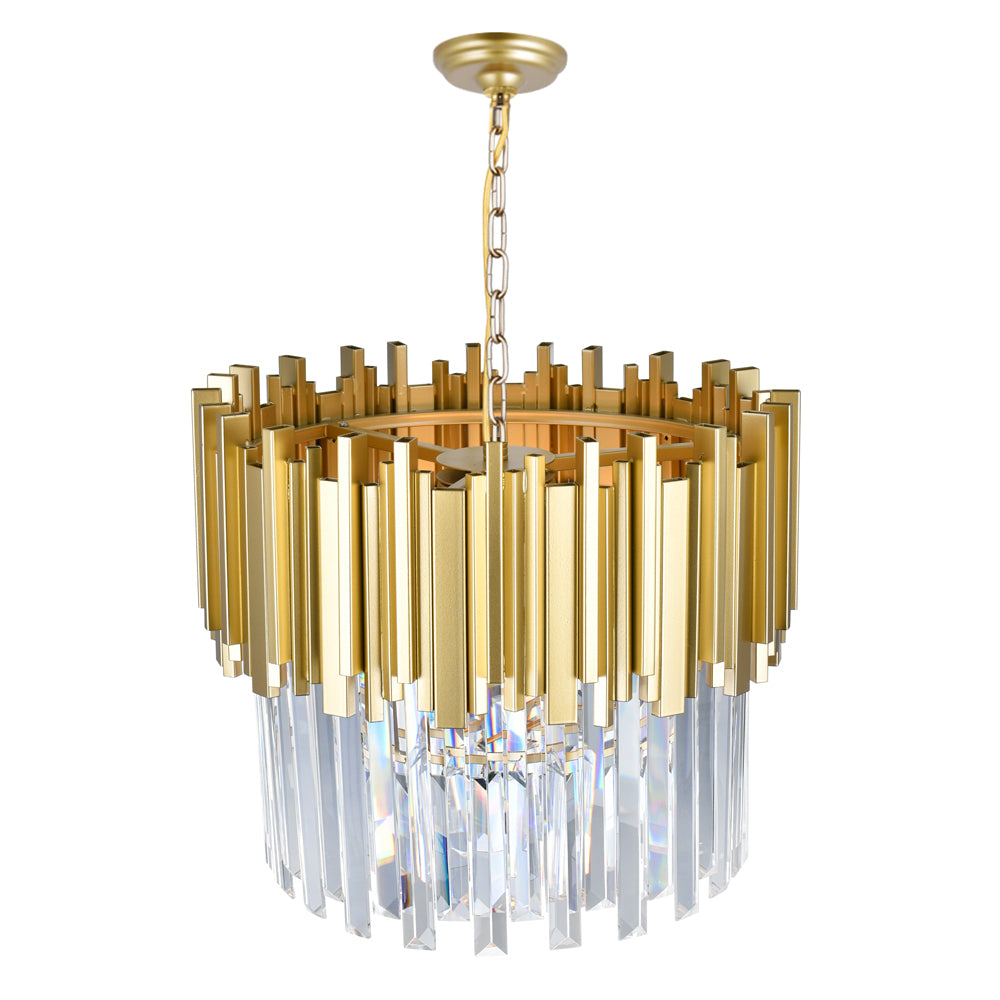 CWI Lighting Canada - 1112P16-4-169 - Four Light Chandelier - Deco - Medallion Gold