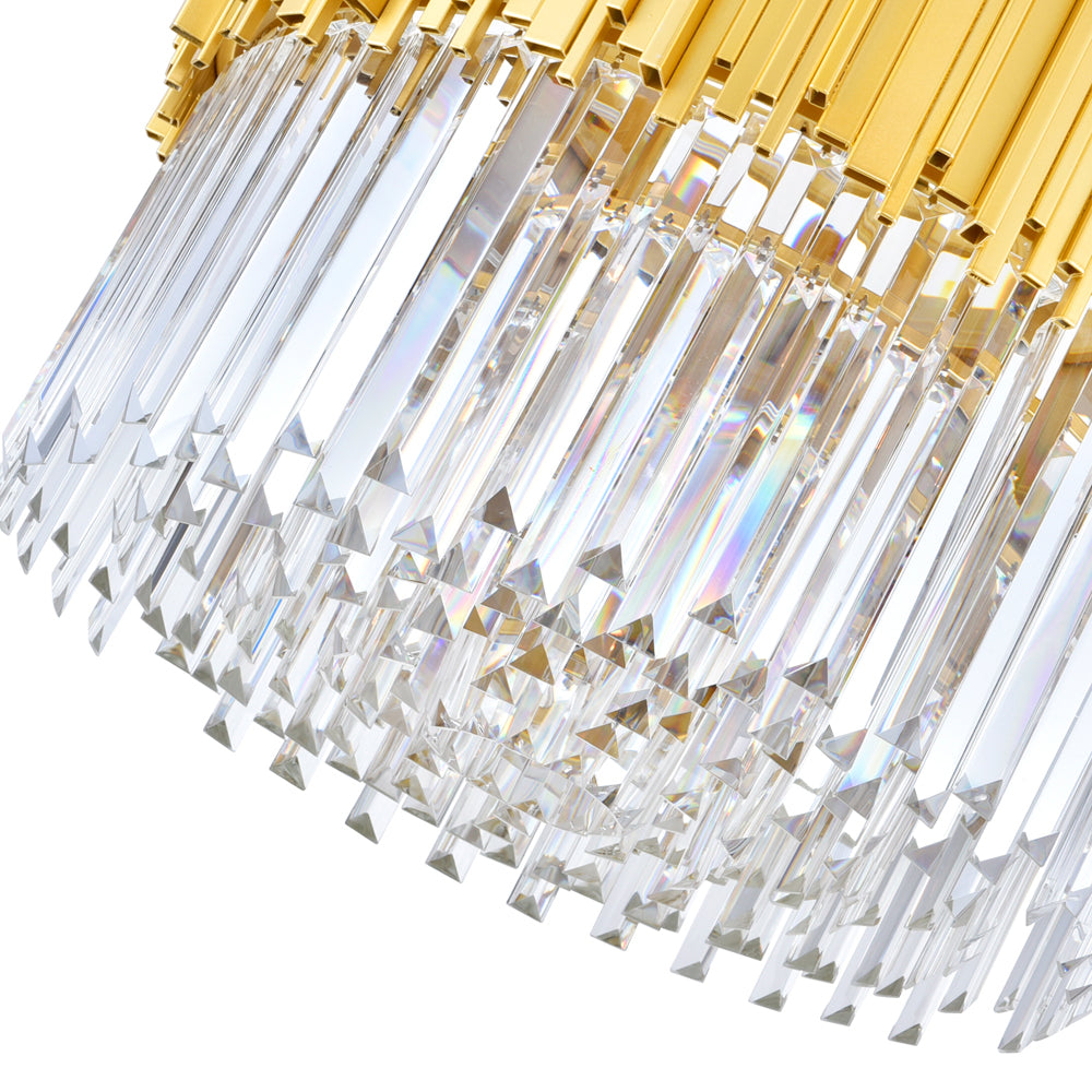CWI Lighting Canada - 1112P24-7-169 - Seven Light Chandelier - Deco - Medallion Gold