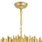 CWI Lighting Canada - 1112P24-7-169 - Seven Light Chandelier - Deco - Medallion Gold