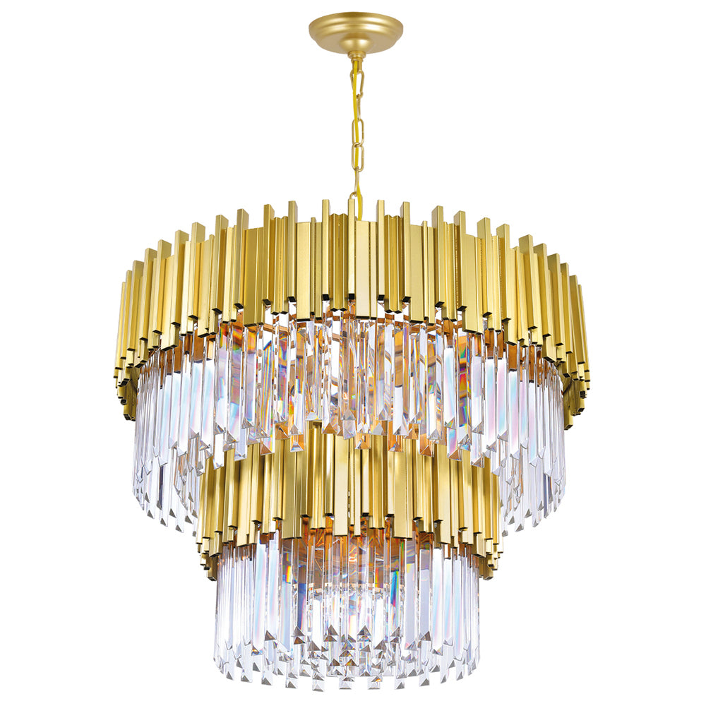 CWI Lighting Canada - 1112P32-12-169 - 12 Light Chandelier - Deco - Medallion Gold