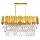CWI Lighting Canada - 1112P38-9-169 - Nine Light Pool Table Light - Deco - Medallion Gold