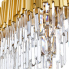 CWI Lighting Canada - 1112P38-9-169 - Nine Light Pool Table Light - Deco - Medallion Gold