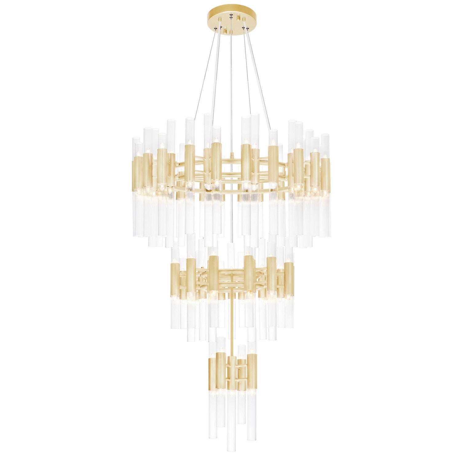 CWI Lighting Canada - 1120P32-123-602 - LED Chandelier - Orgue - Satin Gold